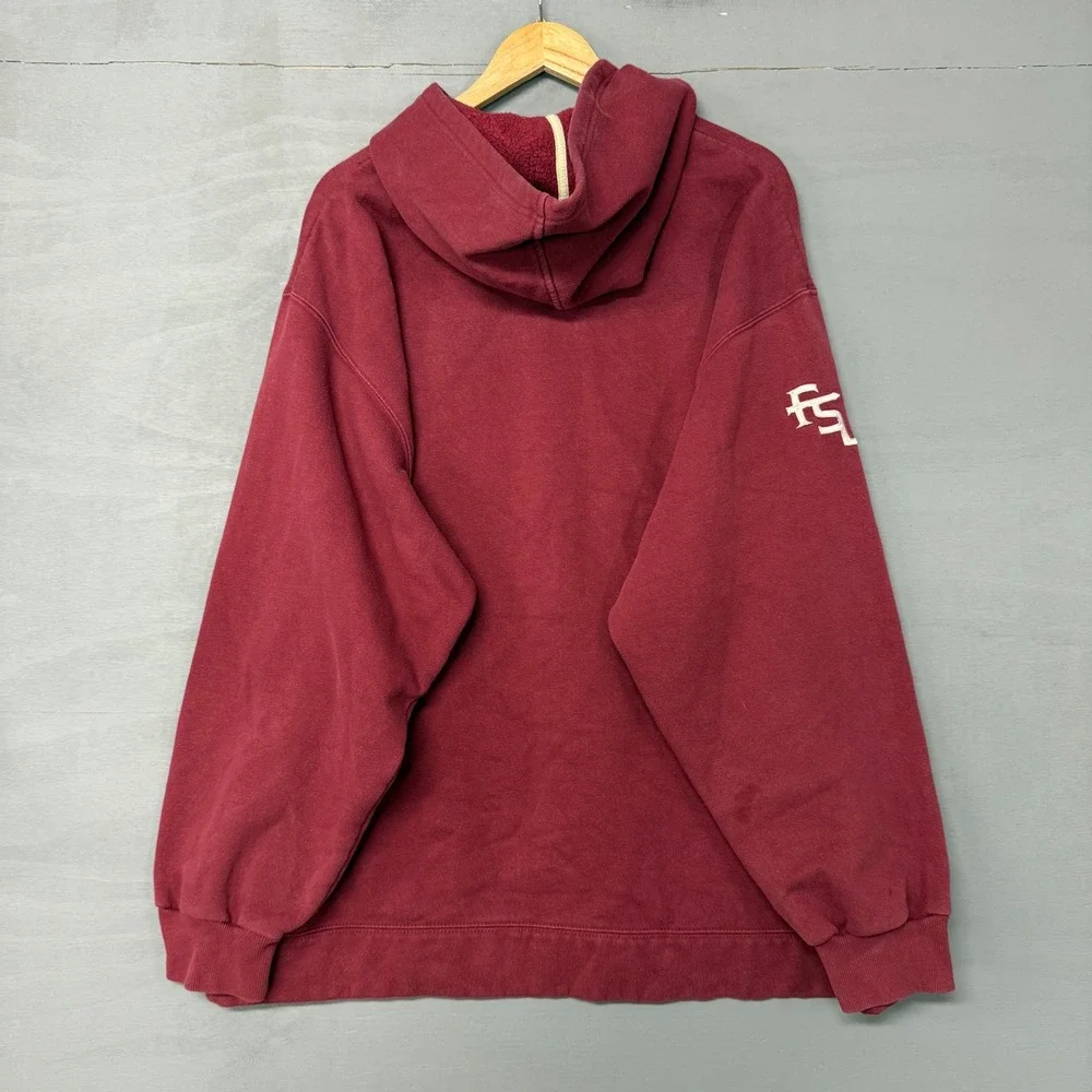 Vintage‎ Nike Florida State FSU Noles Hoodie Center Swoosh Embroidered XXL